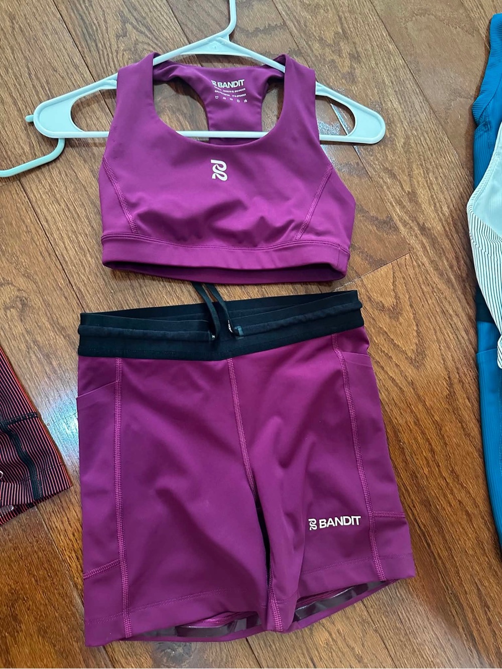 Bandit Women's Athletic Shorts in Deep Magenta